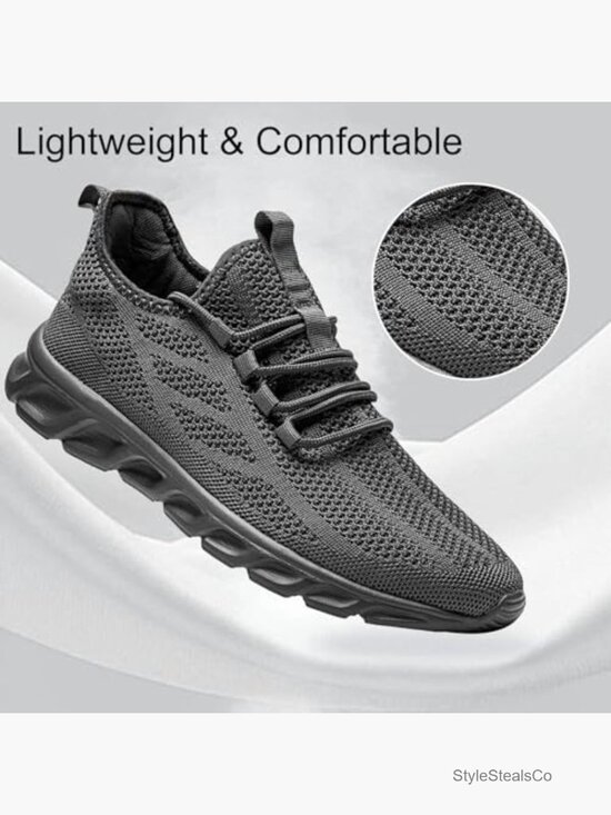 Mesh Running Shoes Breathable Lightweight Walking Sneakers for Gym main image 7